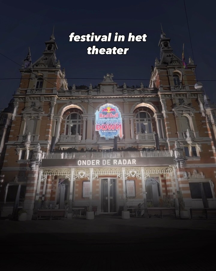 Red Bull Upside Down campaign in Amsterdam